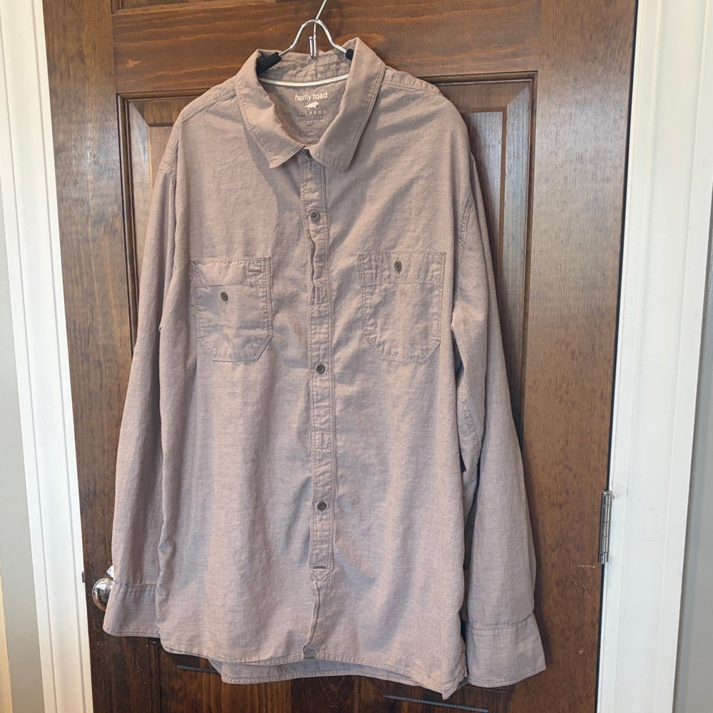 Everyday Washed Mauve Button-Down Shirt